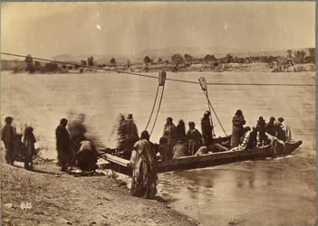 Fähre in der Nähe von Fort Laramie, Dakota, 1868